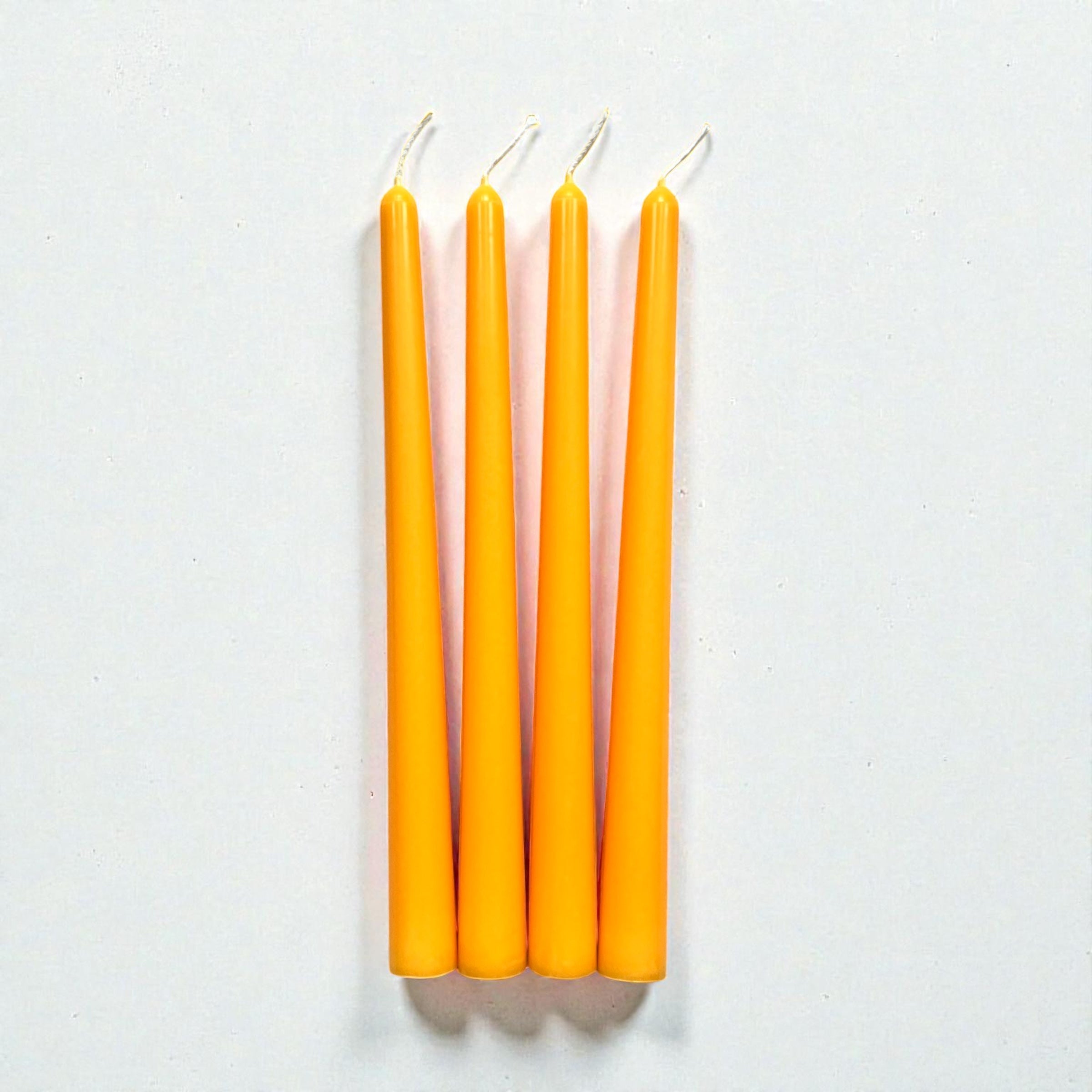 Antikljus Handgjort 4-pack, 100% Stearin, Mandarin