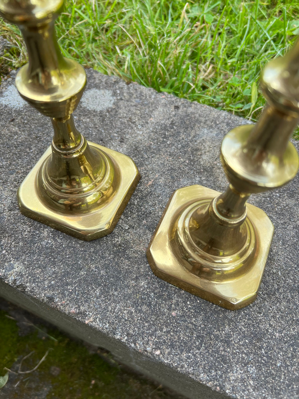 Ljusstakar Mässing, 2 stycken
