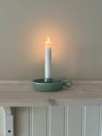 Ljusstake Keramik, Grön