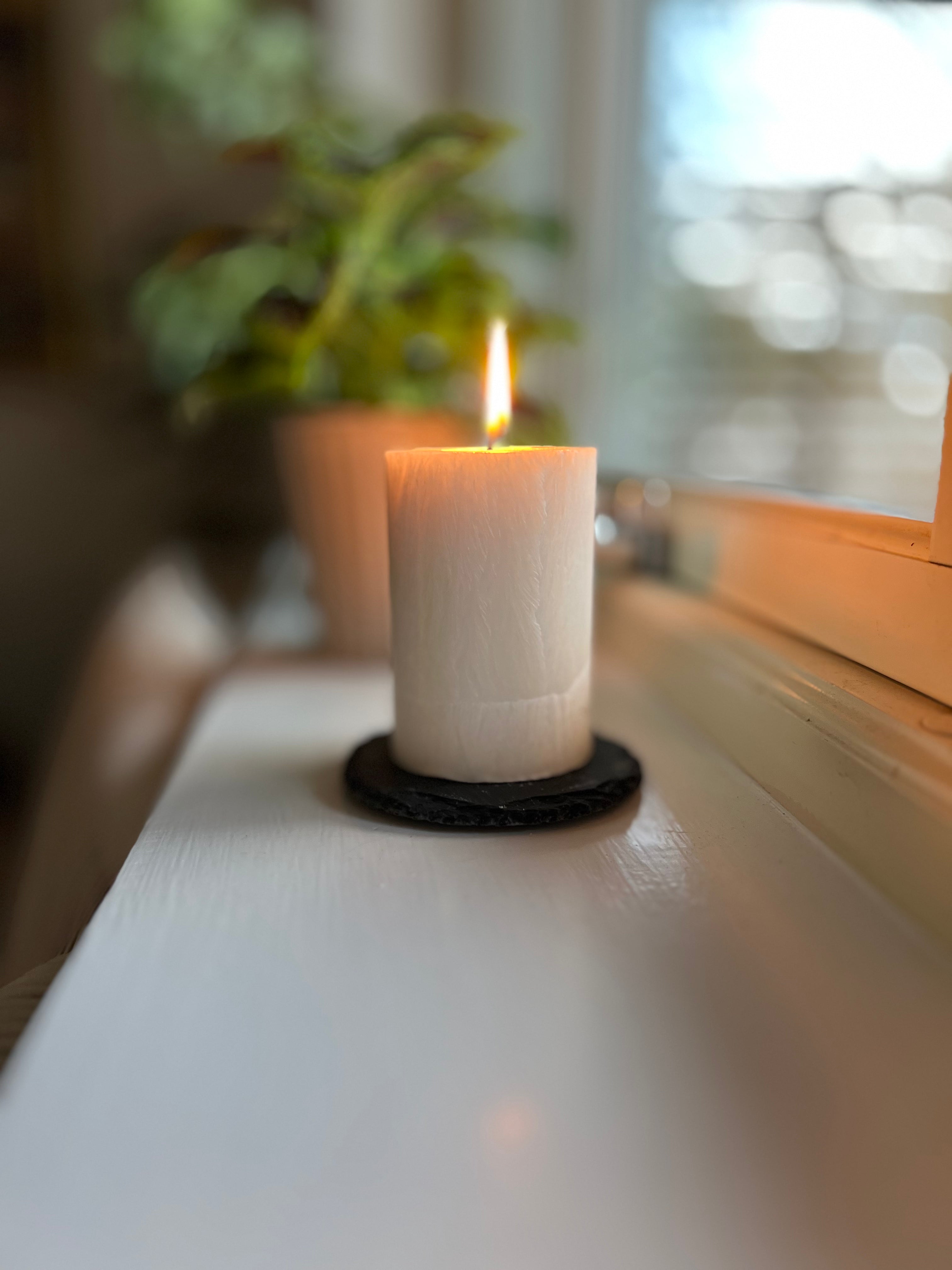 Ljusfat 10 cm, Svart