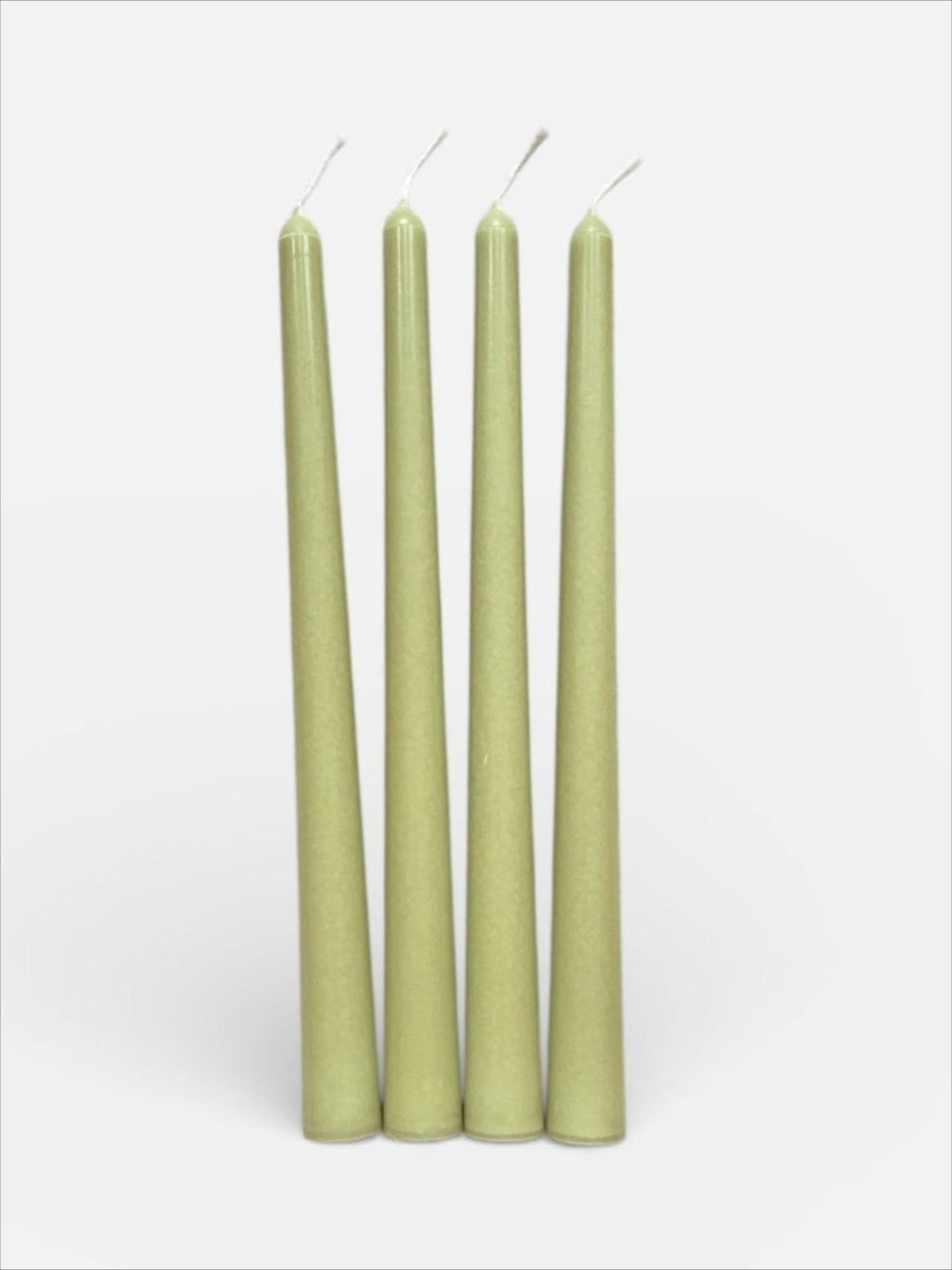 Antikljus Handgjort 4-pack, 100% Stearin, Ljusgrön