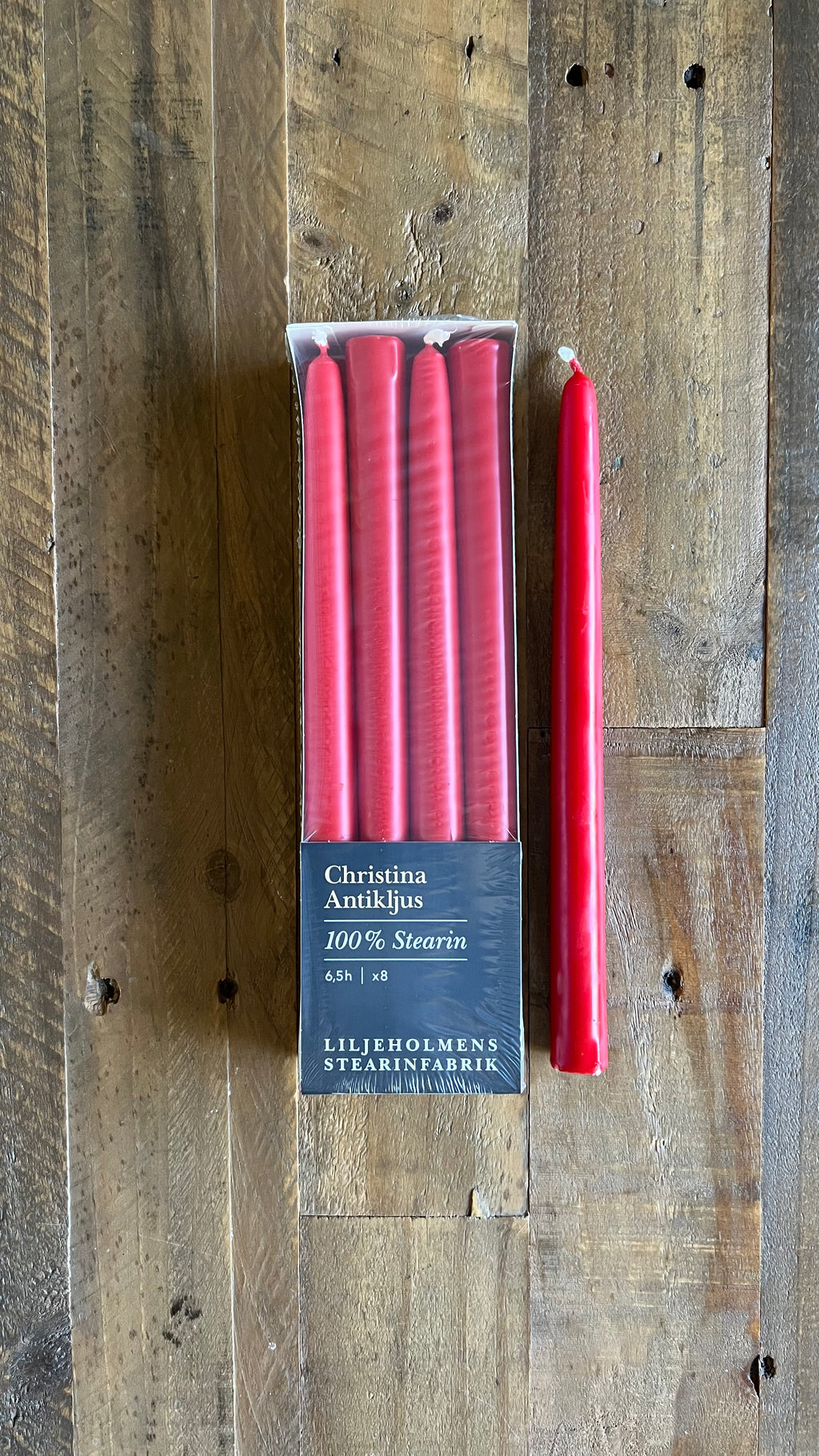 Christina Antikljus 8-pack, Röd