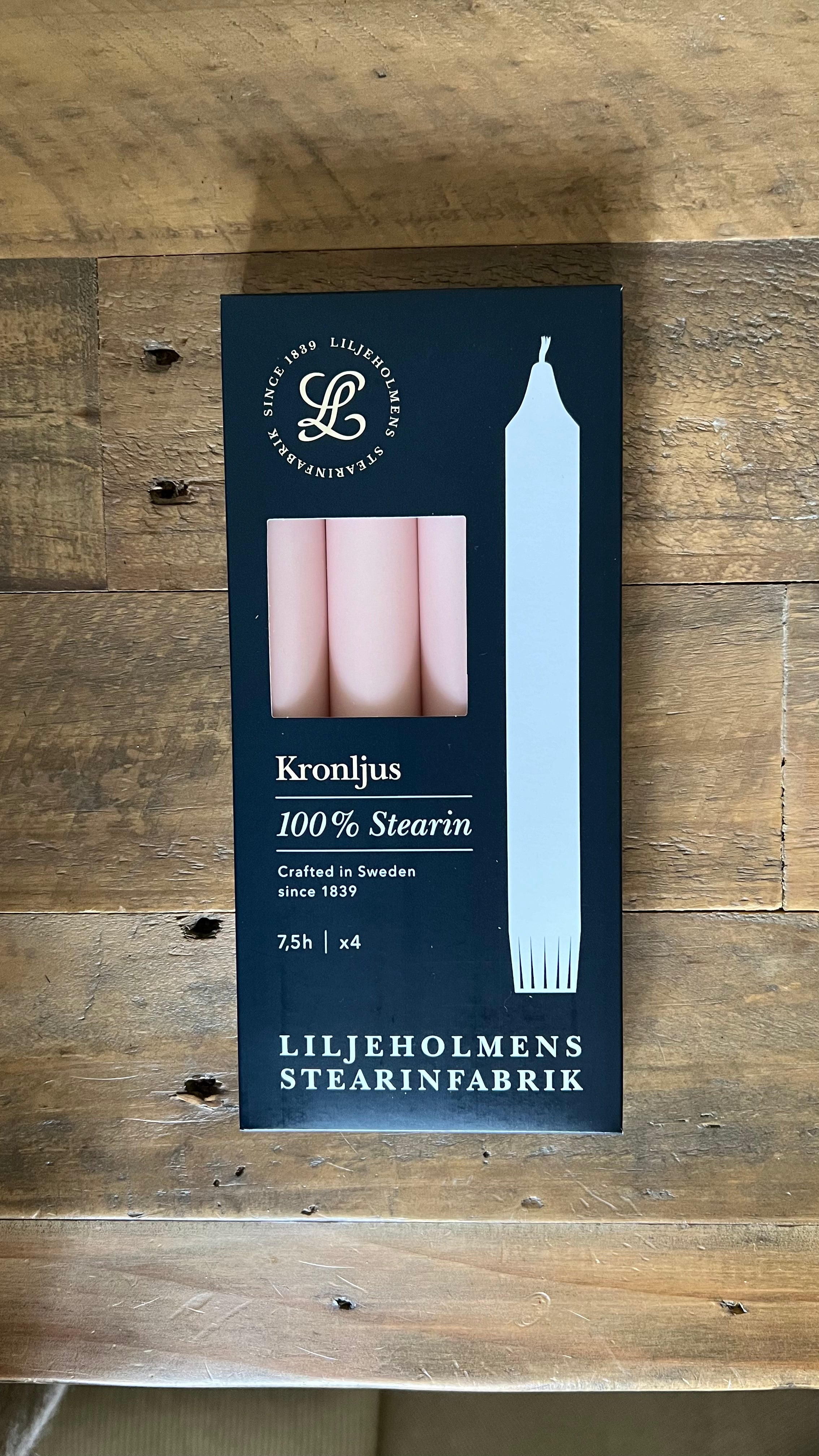 Kronljus Liljeholmen  4-pack, Dimrosa