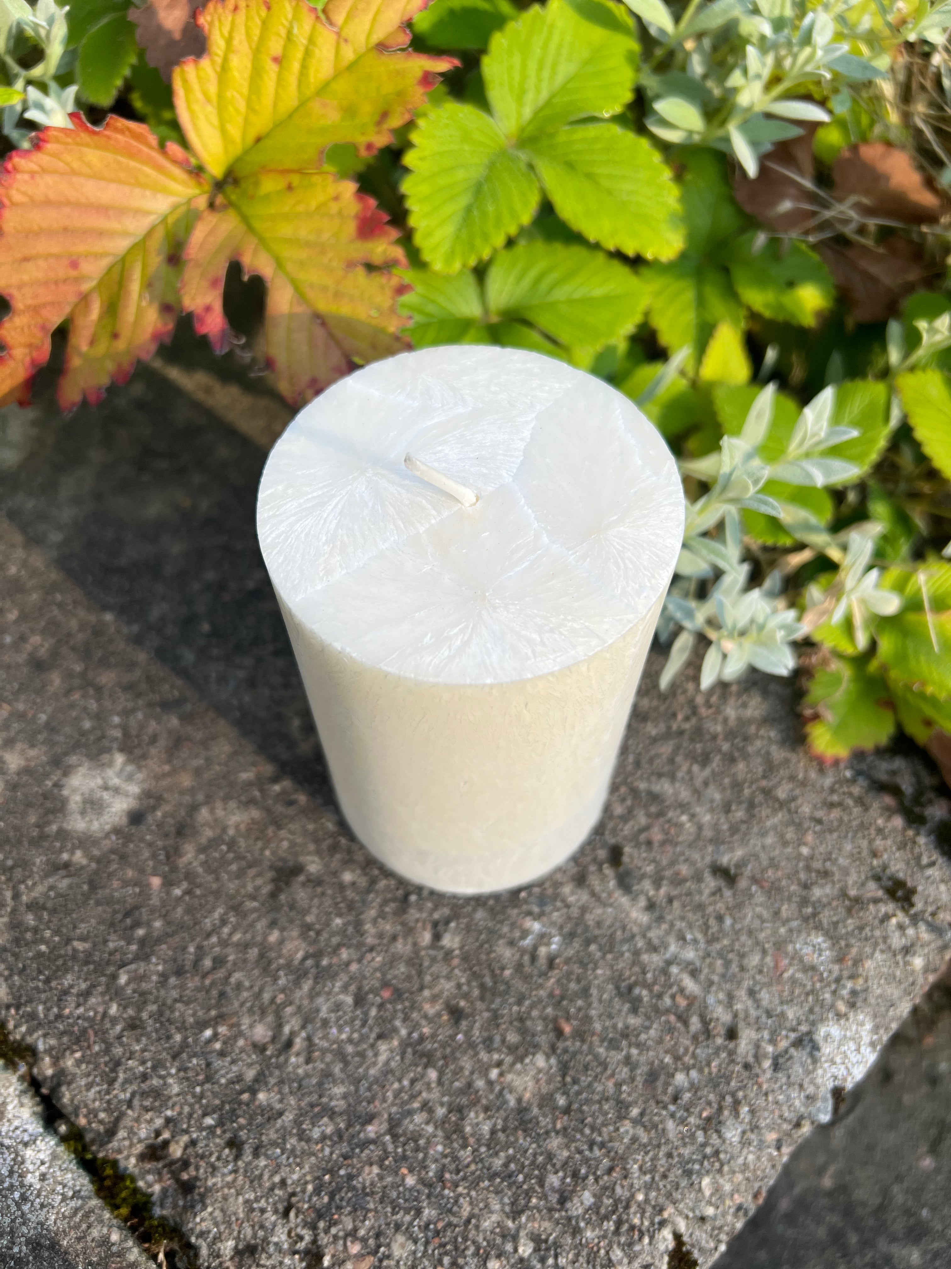 Blockljus Shea (Plant-Based) Liljeholmen, Vit