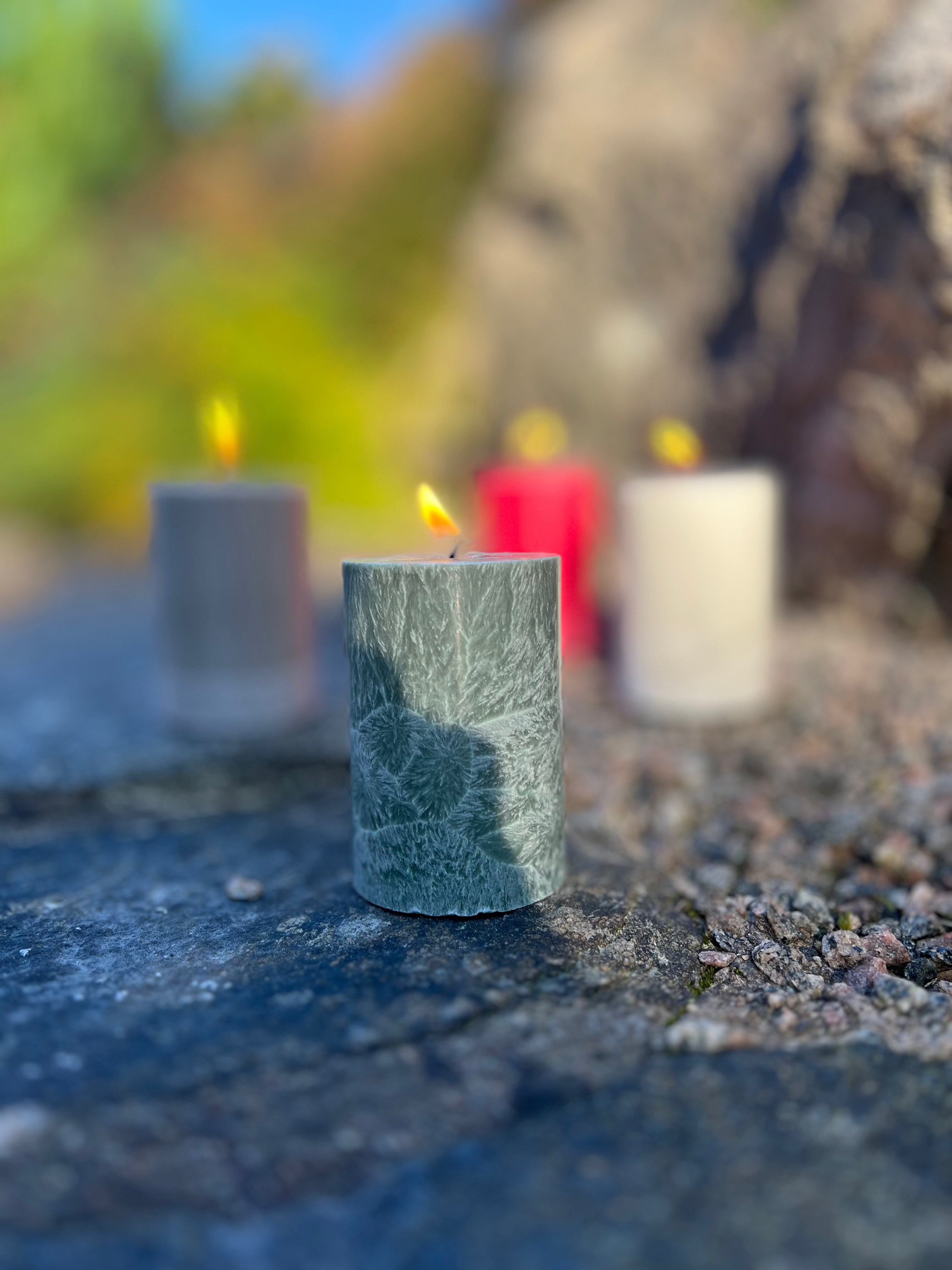 Blockljus Shea (Plant-Based) Liljeholmen, Gran