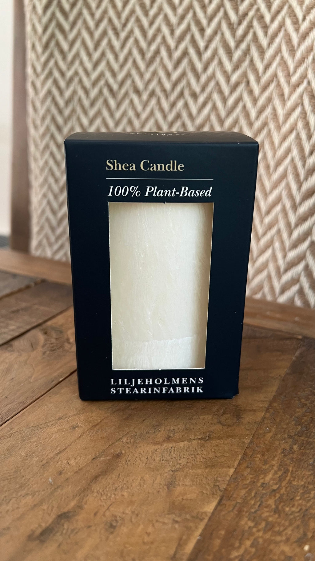 Blockljus Shea (Plant-Based) Liljeholmen, Vit