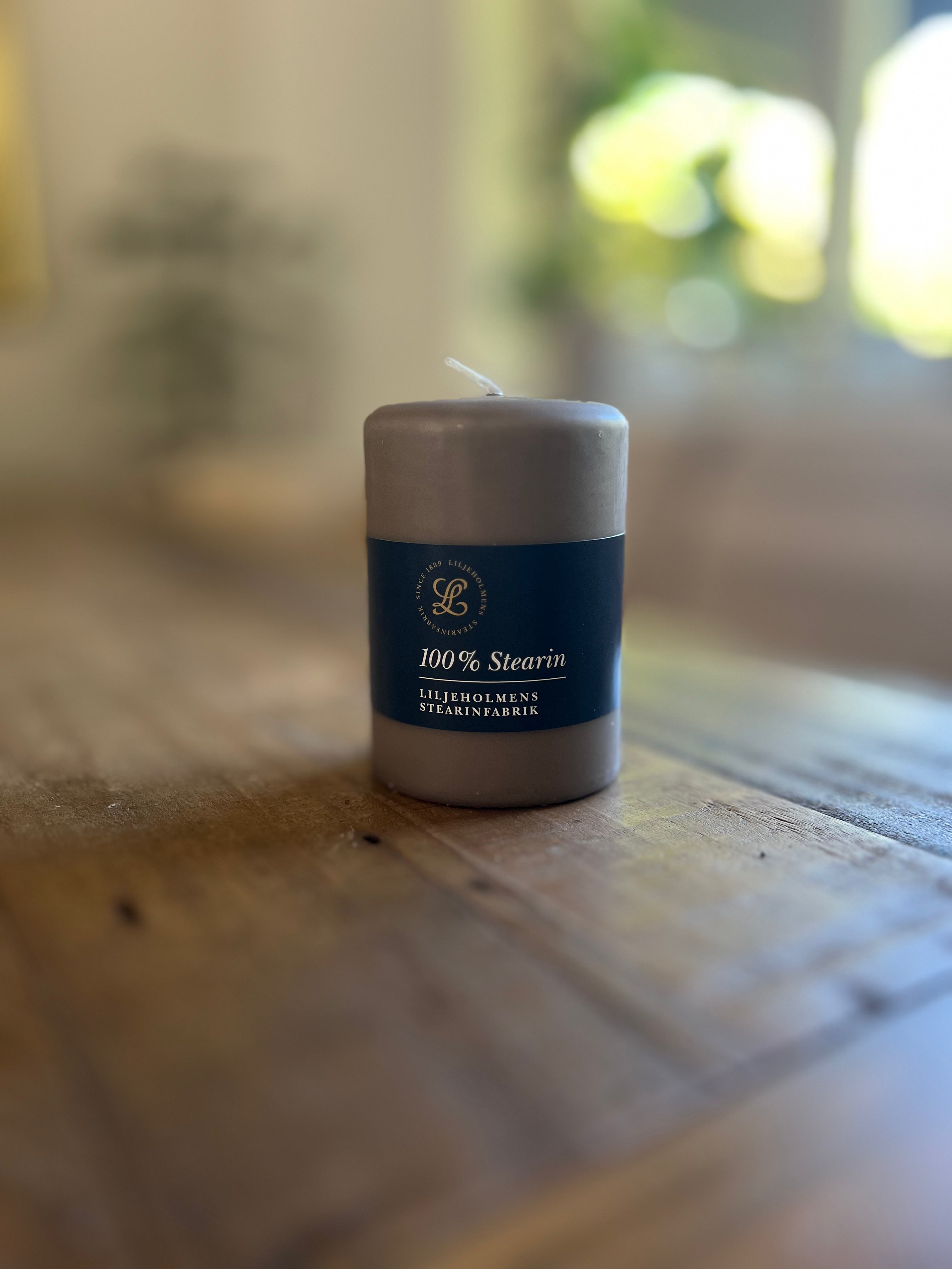 Blockljus Liljeholmen 10 cm, Nougat