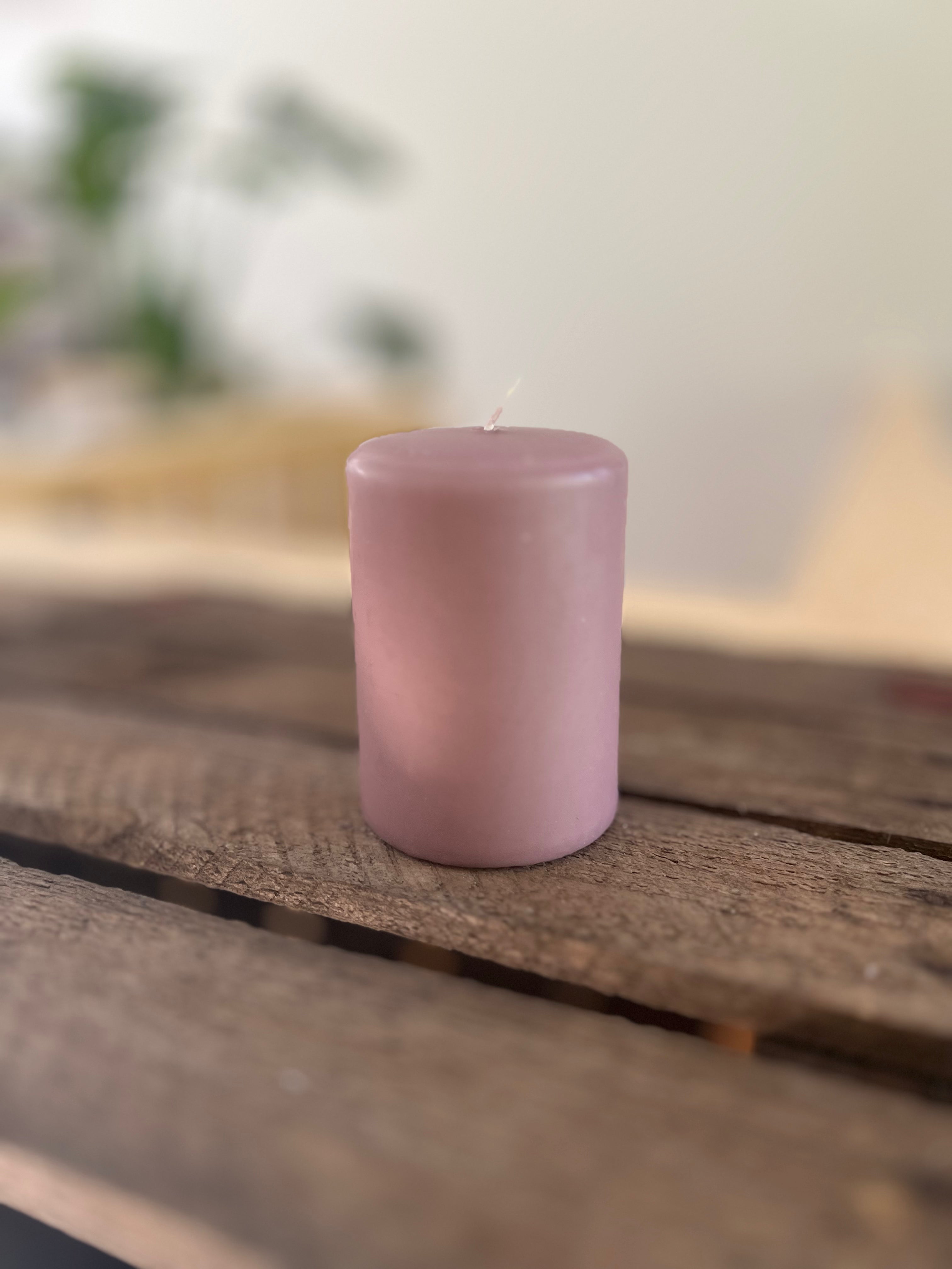 Blockljus Liljeholmen 10 cm, Malva