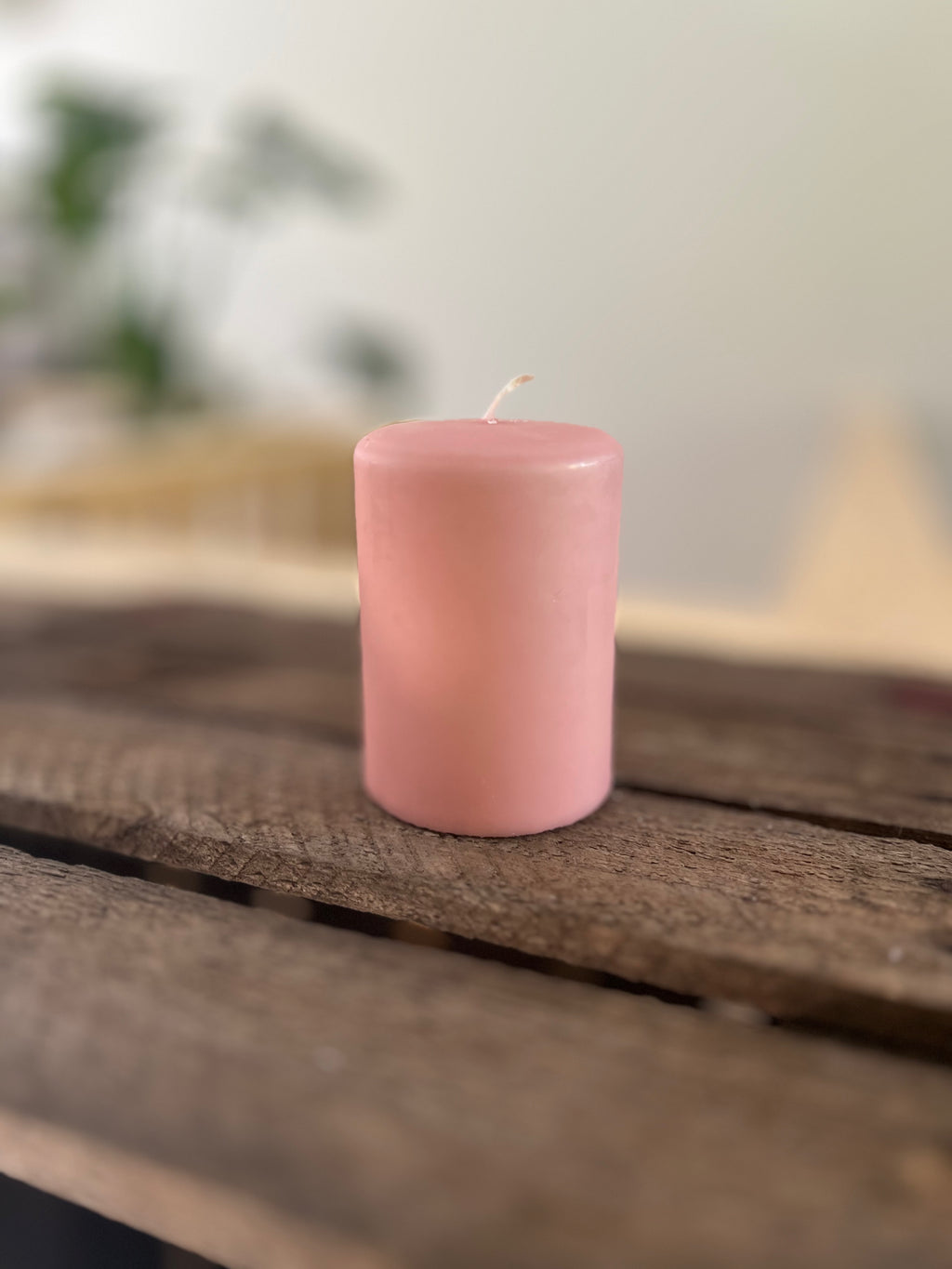 Blockljus Liljeholmen 10 cm, Dimrosa