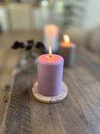 Blockljus Liljeholmen 10 cm, Malva