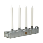 Ljusstake/Ljuslåda, Grå