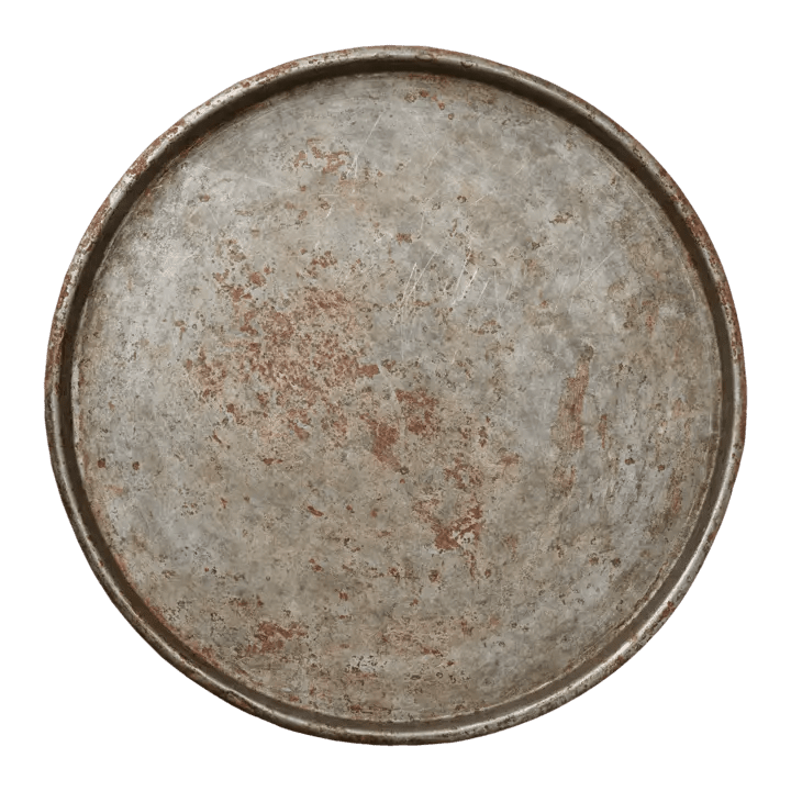 Fat Rund, Rost/Järn - Lindas Ljus