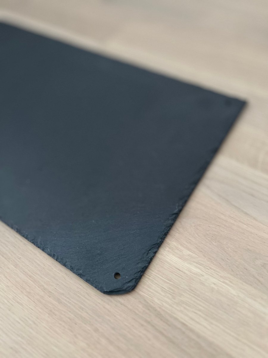 Griffeltavla/Fat, Svart - Lindas Ljus