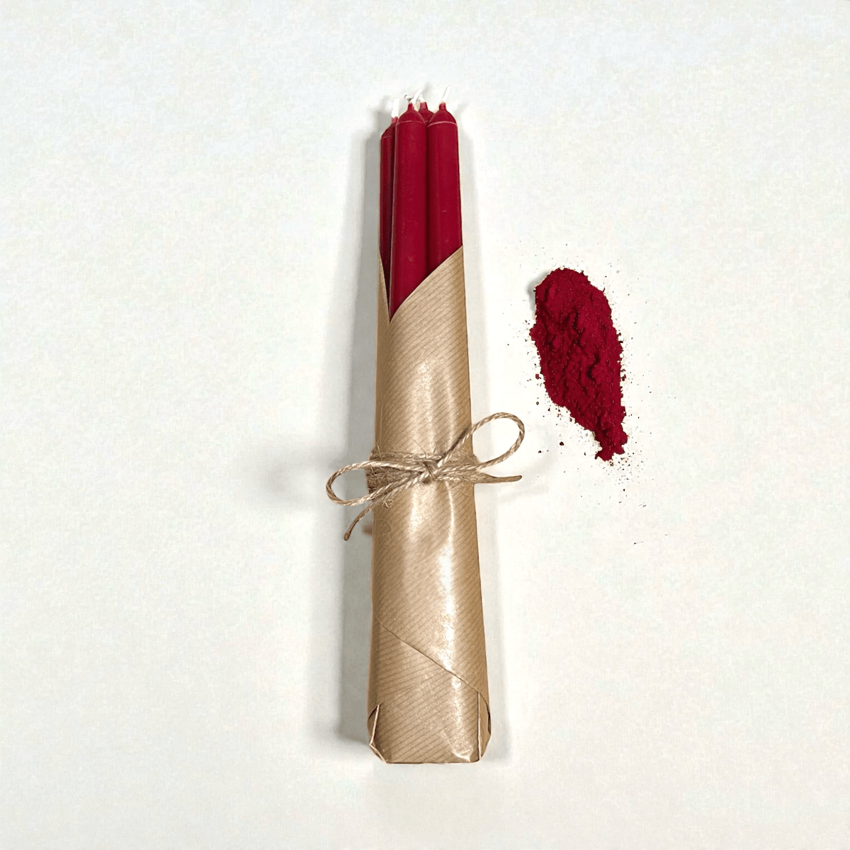 Handgjorda Antikljus 4 - pack, Körsbär - Lindas Ljus