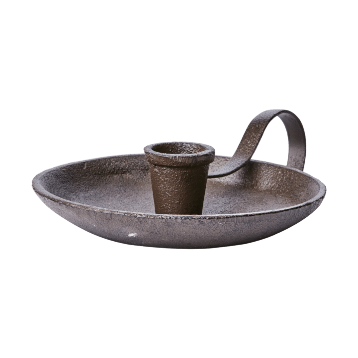 Ljusstake, Svart/Brun - Lindas Ljus