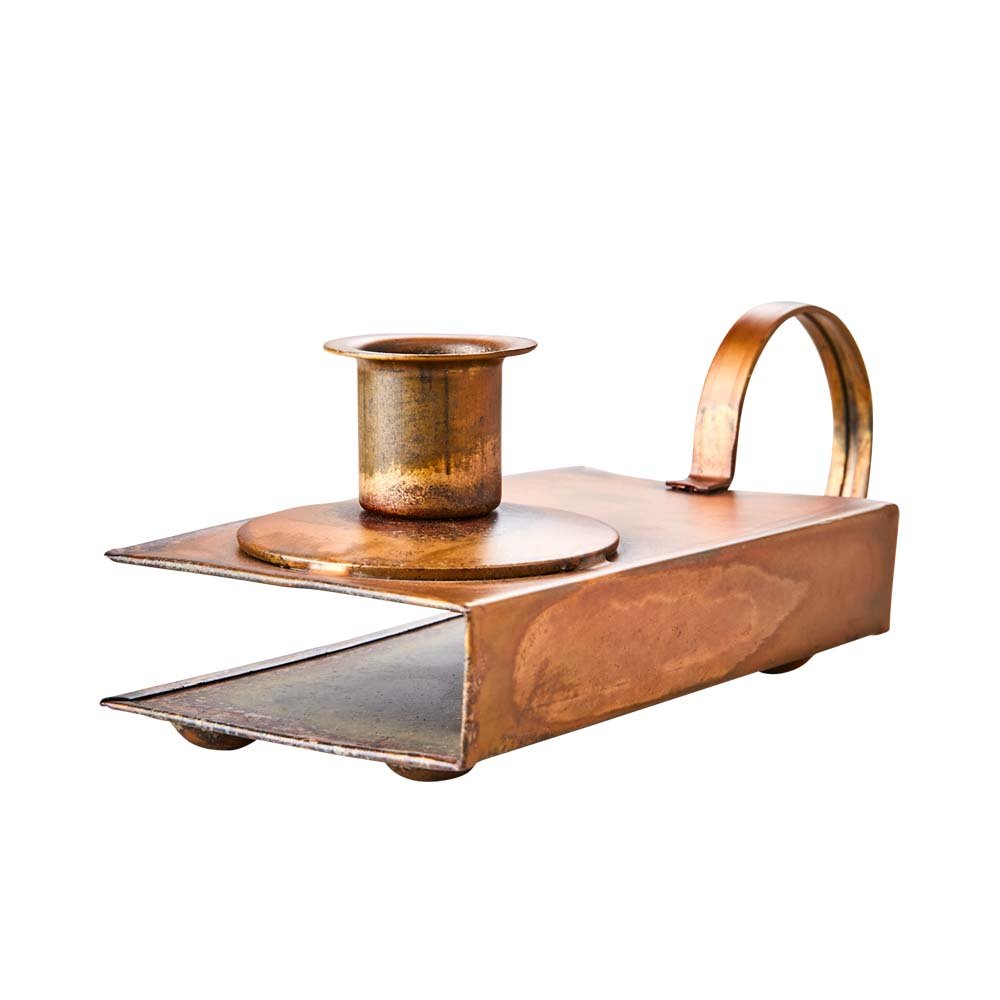 Tändsticksaskhållare/Ljusstake, Mässing - Lindas Ljus